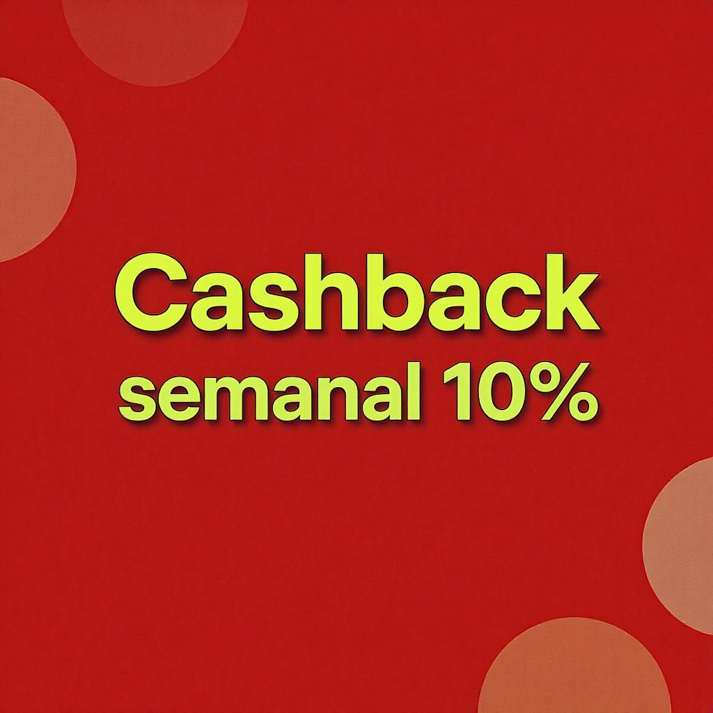 Cashback semanal 10%